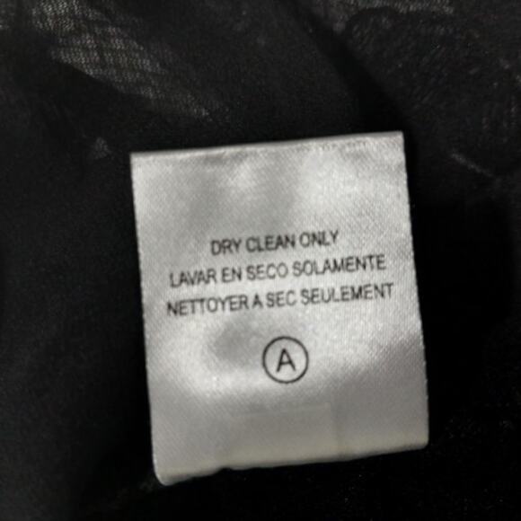 Sachin & Babi Black tiered lace mini skirt Designer XL measurements side-zip - Picture 13 of 13